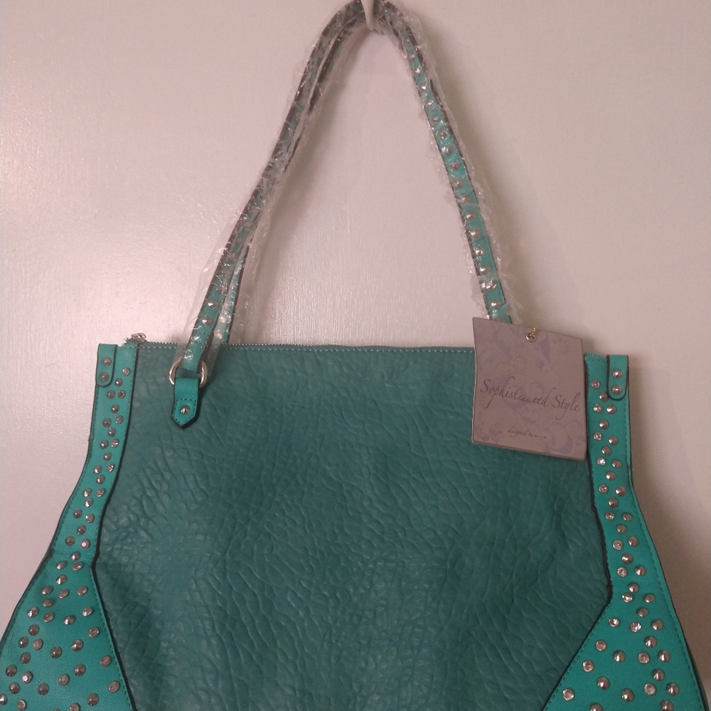 Teal purse